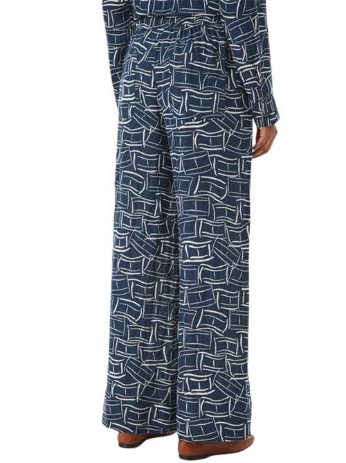 Pantaloni in lino con stampa Tommy Hilfiger | WW0WW489700GY